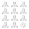Clear Silicone Earring Backs for Droopy Ears & Studs with