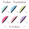 Royal Pine Folding Parasol, For Both Sunny and Rainy Weather,