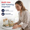 Oizeir Lazy Susan Organizer Set of 4, 10 Inch Non-Skid