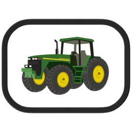 Mepal Lunch Box for Children - Bento Lunch Box - Tractor - Lunch Box with Bento Compartment & Fork - Meal Prep Box Clip Closure - BPA Free & Dishwasher Safe - 750 ml - Tractor Cartoon