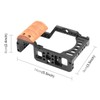Camera Cage with Wooden Handle for Alpha A7C ILCE 7C