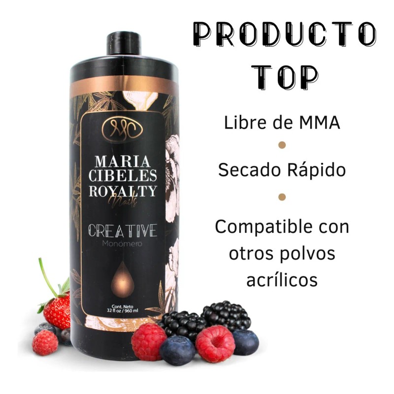 Maria Cibeles Royalty Frutos Rojos 960mL monómero líquido