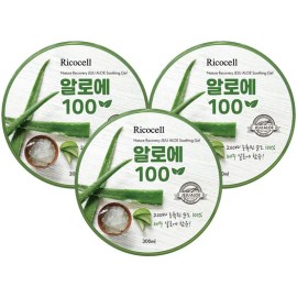 Lycocell Ricocell Nature Recovery Jeju Aloe Soothing Gel 300ml 3pcs / 리코셀 네이처 리커버리 제주 알로에 수딩젤 300ml 3개
