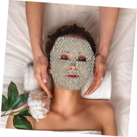 Mascarilla Calmante De Jade Natural Para Cuidado De Piel Sensible, Función Antiinflamatoria y Antiedad, Para Spa, Escuela y Oficina, Tamaño Grande