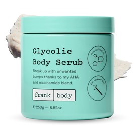 Body Glycolic Body Scrub  Vegan, Cruelty Free, Exfoliating Body Scrub  Fights Breakouts and Soothes Skin  Marks with AHA, Pumice, Witch Hazel, and... 