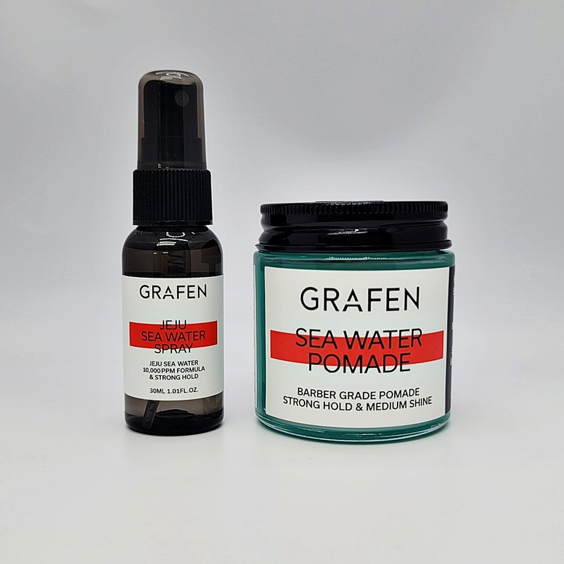 Graphene Seawater Pomade Wax 100g / 그라펜 해수 포마드 왁스