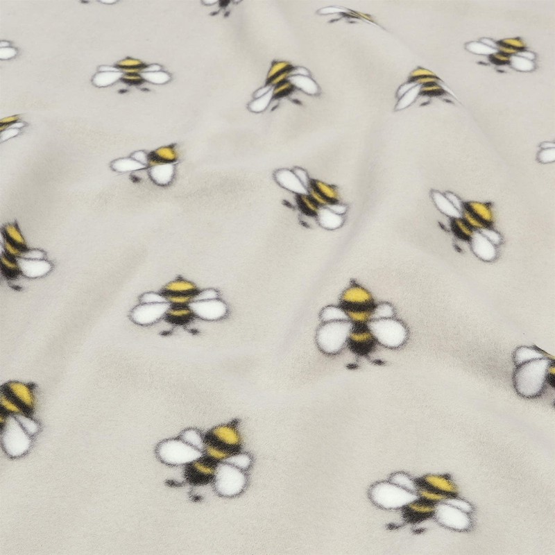 Dreamscene Bumble Bee Fleece Throw Blanket, Winter Warm Sofa Bed