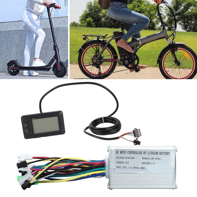 250W 350W Brushless Motor Controller EN05 Meter Display Lithium Battery