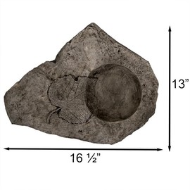 Athens Slate Leaf Bird Bath or Feeder, Pre Aged