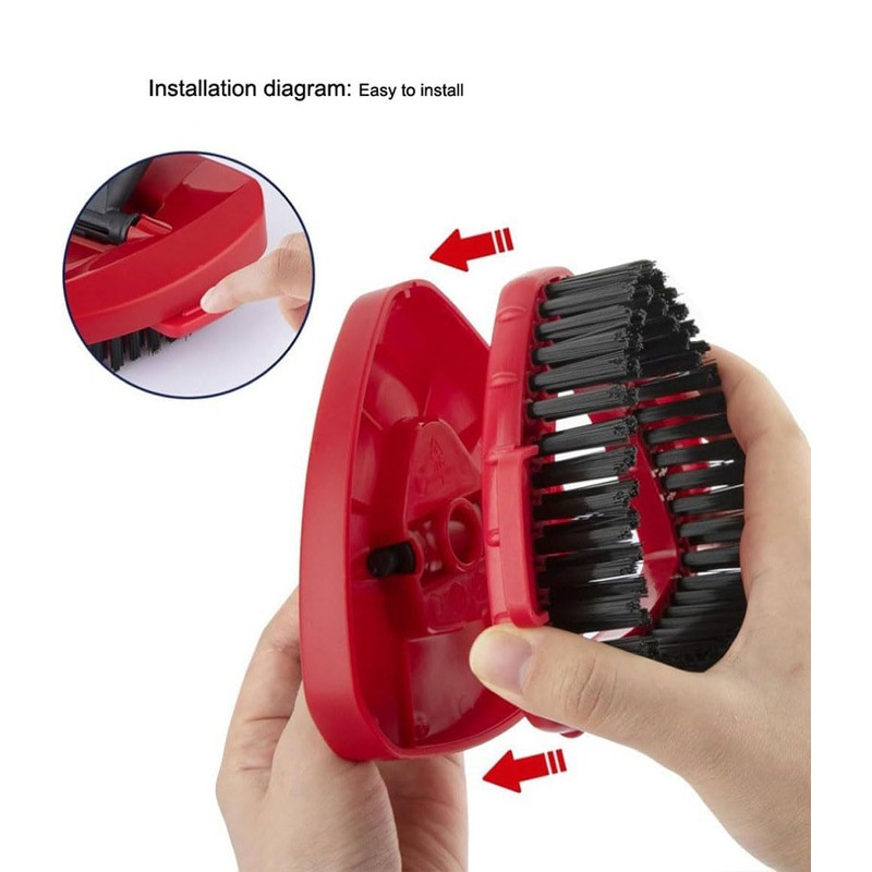 Spin Mop Replacement Head, Spin Mop Scrub Brush Head for