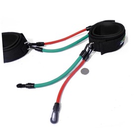 Kisangel 4 Stretch Bands Resistant Bands Stretch Strap Resistance Band for Ankle Exercise Elastic Bands Ankle Straps Ankle Pull Exerciser Sports Yoga Strap