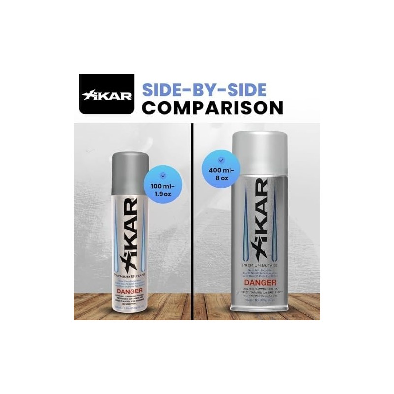 Xikar Premium Butane Fuel Refill with 0 Impurities 1.9oz 4