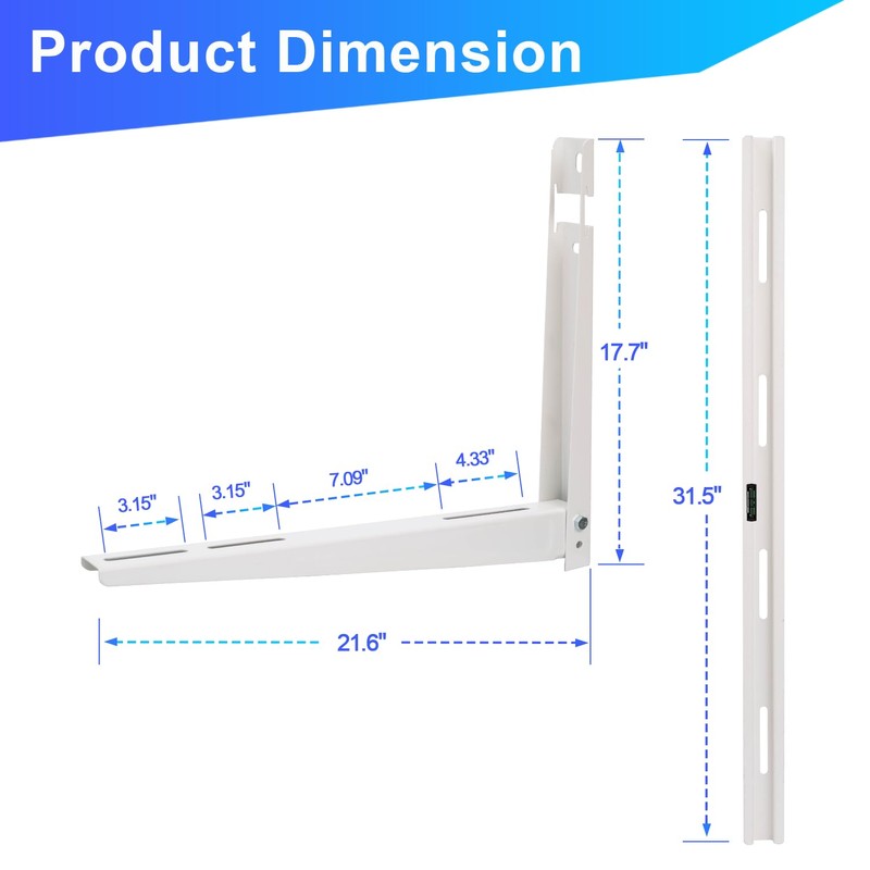 REHOYEE Mini Split Wall Mounting Bracket Heavy Duty Wall Mount