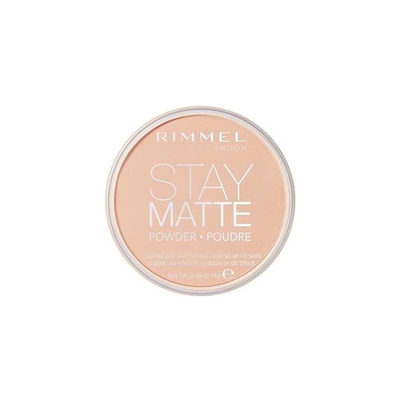 Rimmel Stay Matte Pressed Powder, Natural, 0.49 Fluid Ounce