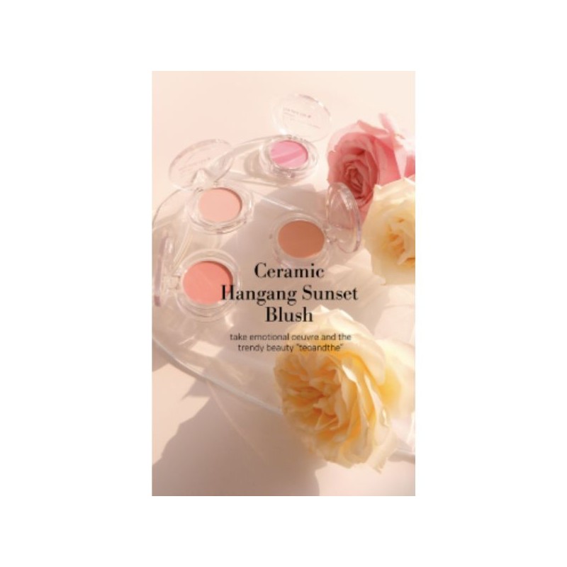 TEO AND THE Hangang Sunset Blush 4.1g~4.5g, Color:02 Plush