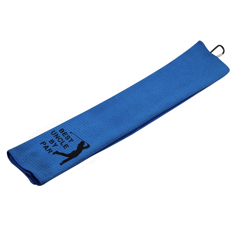 Best Uncle by Par Golf Towel Uncle Golf Gift Embroidered