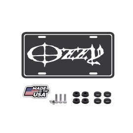 Ozzy Osbourne license plate metal wall sign front tag vanity plate - Music Band