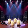 36pcs Musical Notes Cupcake Toppers，Black Glitter Note Cupcake Picks For