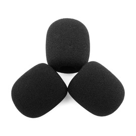 LEFXMOPHY Pop Filter for SteelSeries Arctis Nova Pro / 7 / 7X / 7P / 3 / 1P / 1 / 1X Gaming Headset Mic Foam Cover, 3-Pack Windscreen