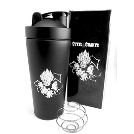JAW REX Protein Steel Shaker (750 ml) (Black Goku)