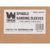 WEN 5932SPC Replacement Spindle Sanding Sleeves, Assorted Sandpaper Grits, 12