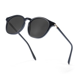 SIPHEW Round Polarized Sunglasses for Women Classic Retro SunGlasses with UV400 Protection for Outdoor/Driving