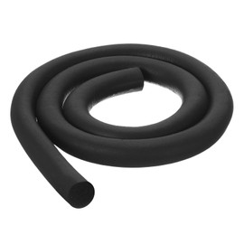 DTGN 19mm x 1meters(DXL) Foam Rubber Weather Seal Strip - 1Pack - Good for DIY Furniture - Round EPDM Foam Rubber Weather Stripping - Black