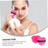 Baluue 16pcs Heart Shape Loose Powder Puff Fluffy Skin-friendly Makeup