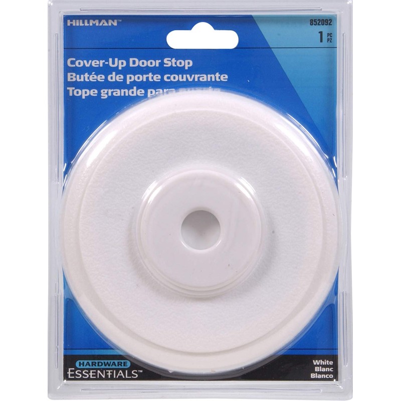 Hardware Essentials 852092 Self Adhesive Cover Up Wall Mount Door