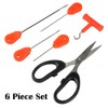 Carp Fishing Baiting Tackle Kit, 6 Pcs Fishing Baiting Rigs