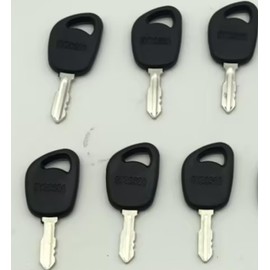 6 Pcs Lawn Mower Ignition Keys, Riding Mower Lawn Tractor Key GY20680 for John Deere Lawnmower 1025R D110 D130 D140 E100 E130 E140 lt160 S120 S130 1023E 1026R 2025R 2026R LA120 L100 L110 L120 L130