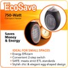 Cozy Products ESH Eco-Save Compact Personal Space Heater - 750-Watts,