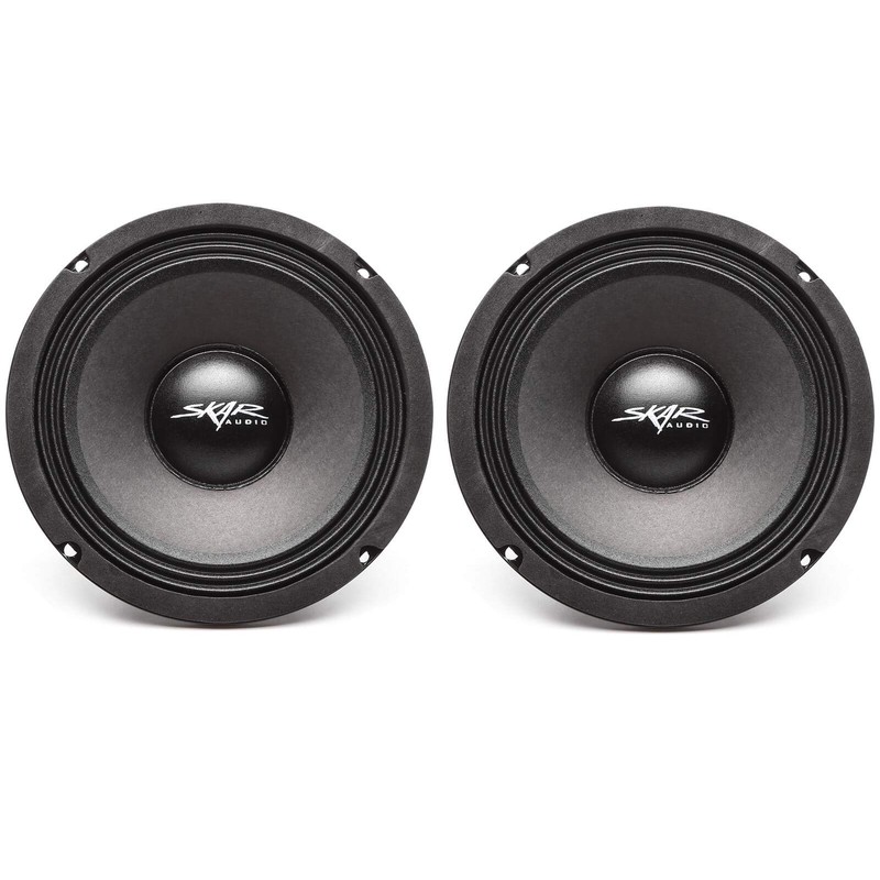 (2) Skar Audio FSX8-4 350-Watt 8-Inch 4 Ohm MID-Range Loudspeakers