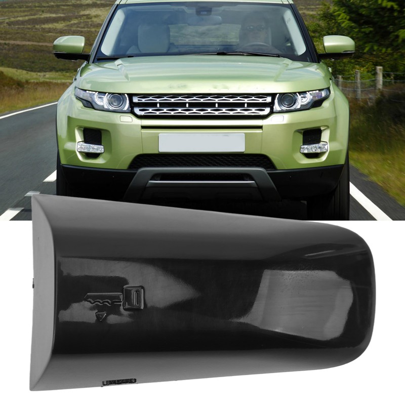 Right Car Door Handle Cap Cover Key Lock Piece Black