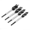 4Pcs Auger Bits Wood Cutting Hole Saw Reaming Twist Drill