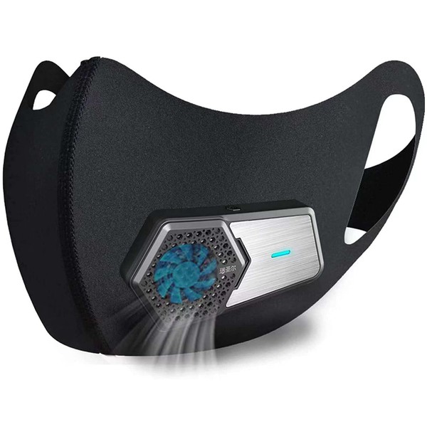 LSGTT Personal Smart Electric Air Face Mask,Reusable Wearable Air Purifiers