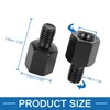 A ABSOPRO 8mm LH to 8mm RH Rearview Mirrors Adapter