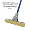 HOMEMAID 12" Cellulose Roller Mop Refill Sponge Replacement Head -