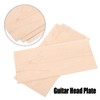 Guitar Head Veneer, 3Pcs Maple Guitar Head Veneer Plate Maple