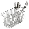 Utensil Drying Rack, 3 Compartments, Chrome