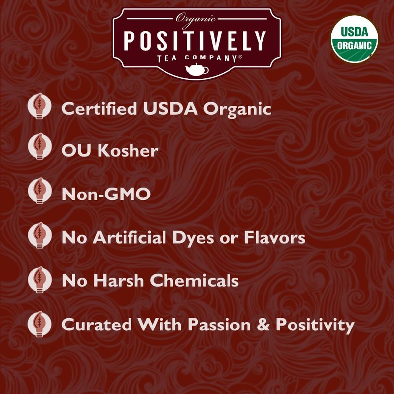 Organic Positively Tea Company, South African Green Rooibos Tea, Loose