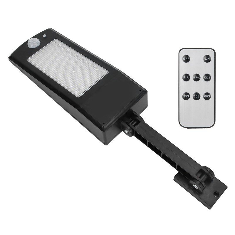 Solar Power Lamp Induction LED Wall Light with Remote Control