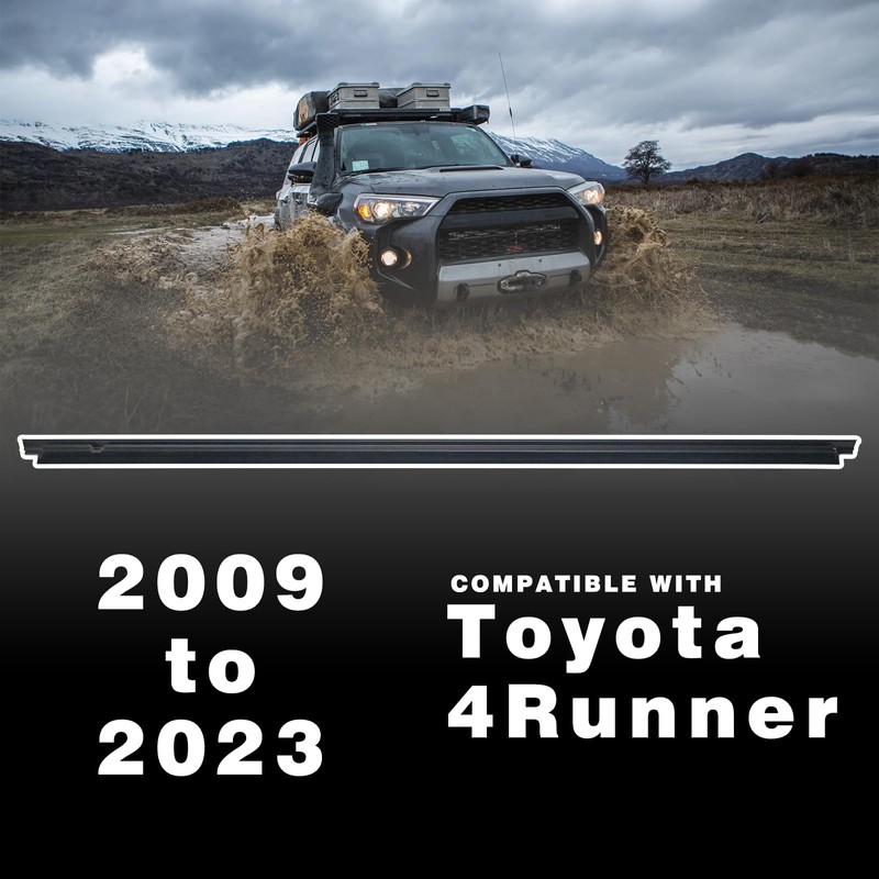 RYSPLORE Tailgate Window Moulding Trim Compatible with 2009-2023 Toyota 4Runner