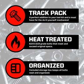 Pit Posse PP3358YA Yamaha Track Pack Body and Plastics Bolt Kit-for Seat Fenders Shrouds Compatible with YZ YZ-F WR YZ60 YZ80 YZ85 YZ125 YZ250 YZ250F YZ400F YZ450F YZF250 YZF450