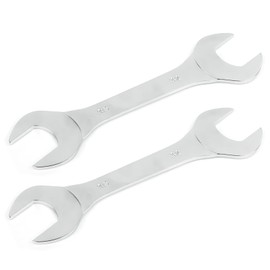 Aoktorkit 2 Pcs Double Open End Spanner,30mm x 32mm Chrome Vanadium Steel Wrench Super-Thin Open Ended Wrench Flat Spanner for Narrow Space,DIY,Pipeline,Repair Bicycle Repair and Home Maintance