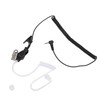 Xolixorium Walkie Talkie Earpiece 3.5mm Acoustic Tube Headset with Replacement