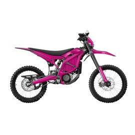 Surron Ultra Bee Graphics Kit Wrap - Solid Hot Pink - Sur-Ron Skin - Premium 3M Vinyl Protective Wrap Decal Cover - Easy to Apply | Crafted in The USA by MightySkins