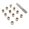 Thread Repair Tools 12Pcs Stainless Steel Inserts with 1Pc Screw