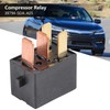 Compressor Relay, Black Plastic Compressor Relay Reliable Stable Fuse Relay