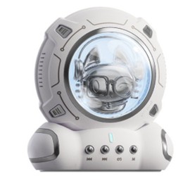 Night Light Bluetooth Speaker Portable Clear Sound Decorative Cute Speaker for Home Bedroom Car Office White